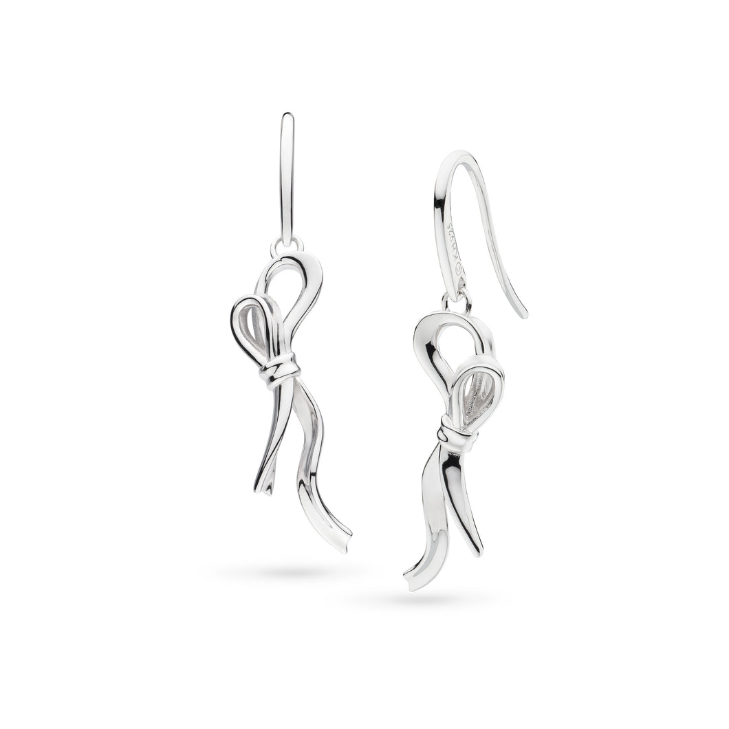 Kit Heath Serenity Ribbon Bow Loop Earrings