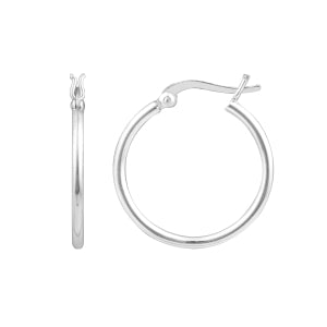 Silver Hoop Earrings