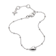 Load image into Gallery viewer, Kit Heath Desire Kiss Mini Heart Ball Chain Bracelet
