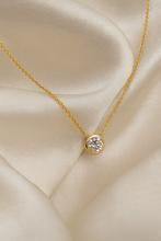 Load image into Gallery viewer, 14ct Yellow Gold Lab Grown Diamond Necklace - 0.30ct

