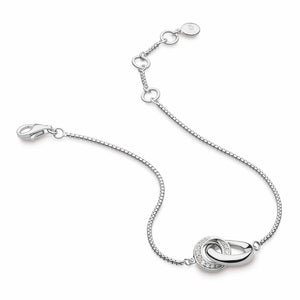 Kit Heath Bevel Cirque Link Pave Bracelet