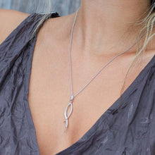 Load image into Gallery viewer, Kit Heath Entwine Cubic Zirconia 20" Necklace
