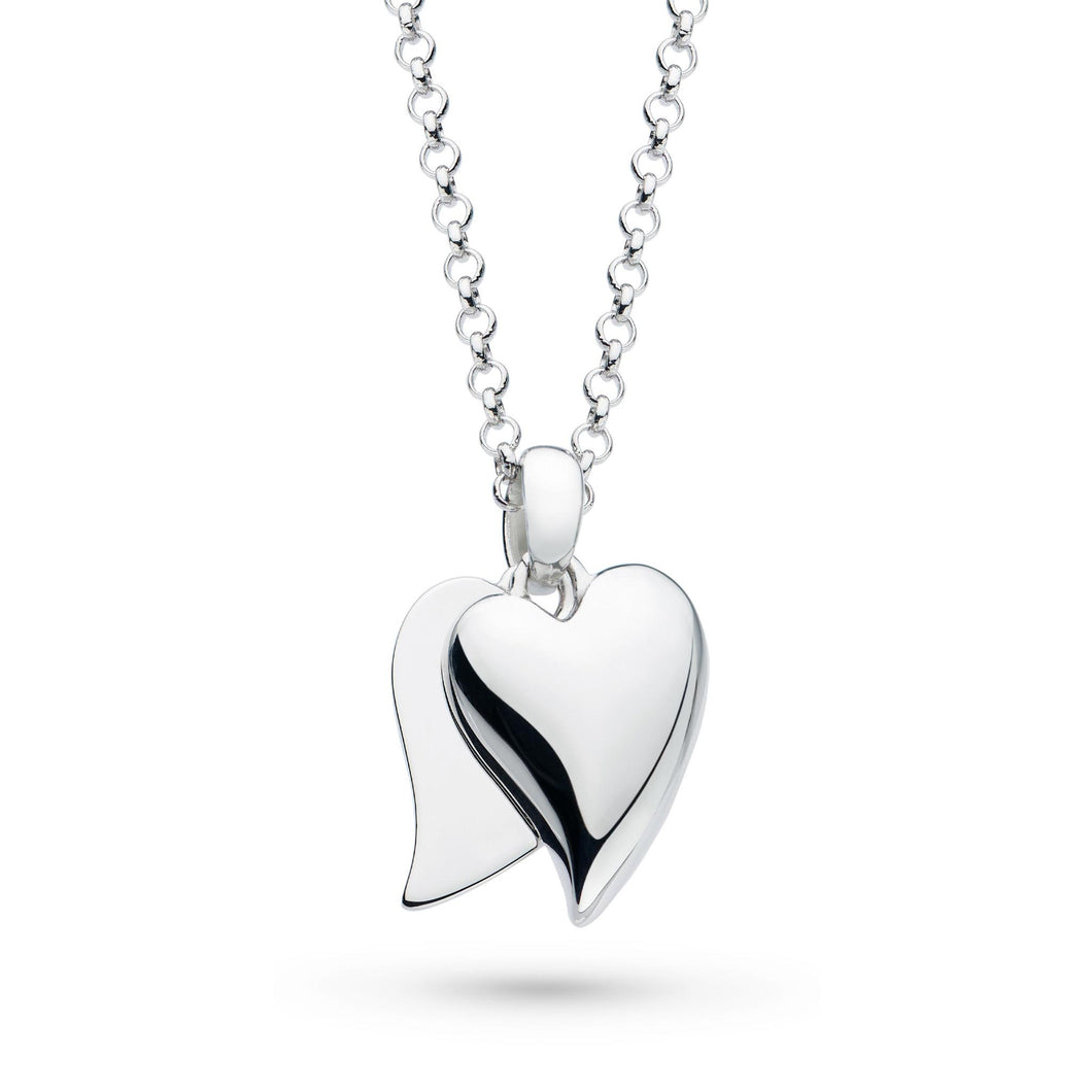 Kit Heath Love Duet Heart Necklace