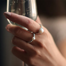 Load image into Gallery viewer, Jersey Pearl Amberley Halo Ring
