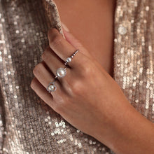 Load image into Gallery viewer, Jersey Pearl Amberley Halo Ring
