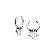 Load image into Gallery viewer, Kit Heath Array RP Dangle Hinged Hoop Drop Earrings
