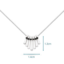 Load image into Gallery viewer, Kit Heath Array Silver Dangle Necklace
