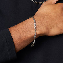 Load image into Gallery viewer, Fred Bennett Stainless Steel Cable Link Bracelet 21.5 cm
