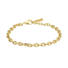 Load image into Gallery viewer, Fred Bennett Gold Plated Steel Cable Bracelet
