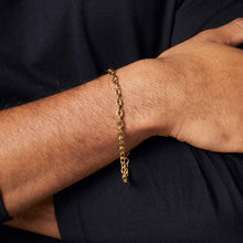 Load image into Gallery viewer, Fred Bennett Gold Plated Steel Cable Bracelet
