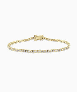 9ct Gold Lab Grown Diamond Tennis Bracelet - 2.50ct