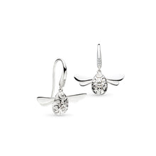 Load image into Gallery viewer, Kit Heath Blossom Flyte Honey Bee Glitz CZ Drop Earrings
