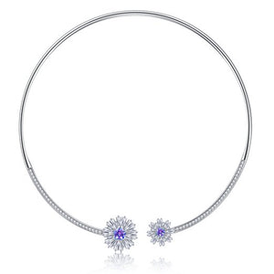 Fei Liu Carpe Diem Flower Burst Choker Necklace