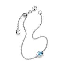 Load image into Gallery viewer, Kit Heath Coast Pebble Blue Topaz Slider Bracelet
