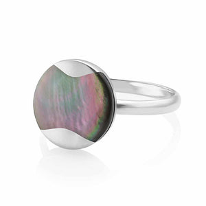 Jersey Pearl Dune Tahitian Mother of Pearl Ring