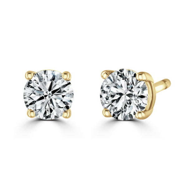 9ct Gold Lab Grown Diamonds Earrings - 1.17ct