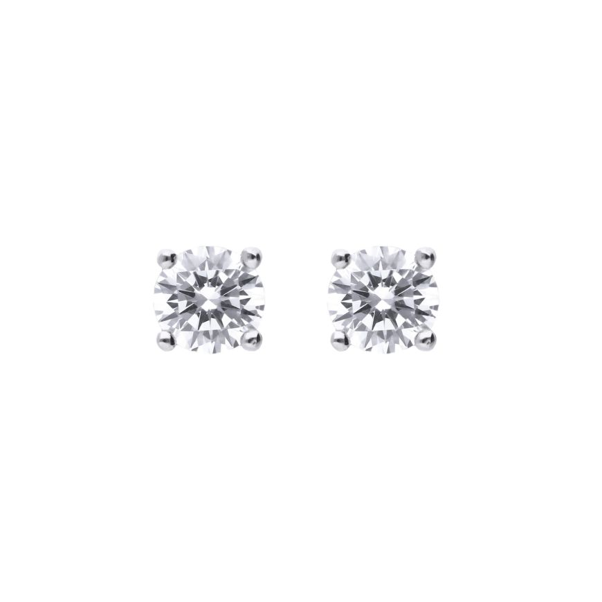 Diamonfire Cubic Zirconia Stud Earrings