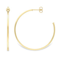 9ct Gold Large Hoops