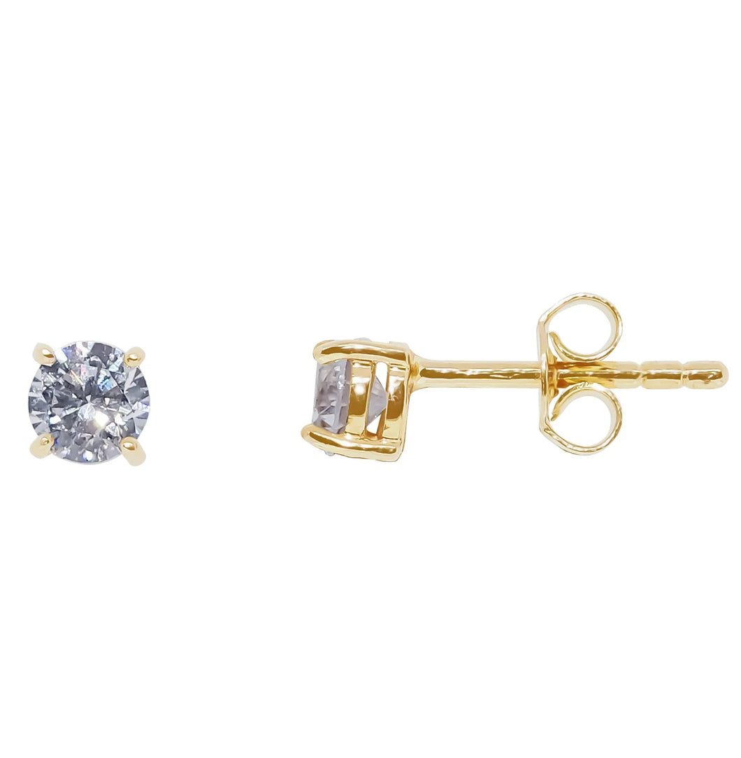 9ct Gold Cubic Zirconia Stud earrings
