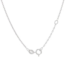 Load image into Gallery viewer, 9ct White Gold London Blue Topaz Oblong Single Stone Pendant
