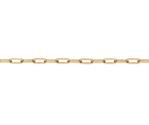 9ct Gold Paperclip Link Bracelet