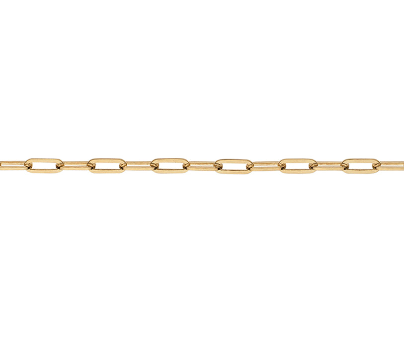 9ct Gold Paperclip Link Bracelet
