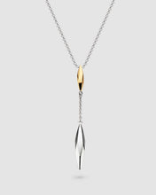 Load image into Gallery viewer, Kit Heath Glint Golden Two-Tone Lariat Style Necklace
