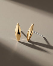 Load image into Gallery viewer, Glint Golden Two-Tone Stud Earrings
