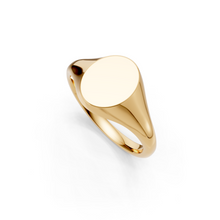 Load image into Gallery viewer, 9ct Gold Oval Signet Ring - 10x8mm
