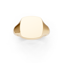 Load image into Gallery viewer, 9ct Gold Cushion Signet Ring  - Large
