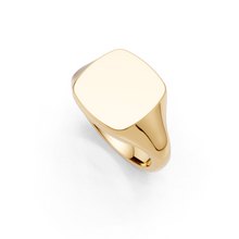 Load image into Gallery viewer, 9ct Gold Cushion Signet Ring  - Large
