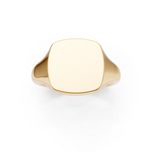 Load image into Gallery viewer, 9ct Gold Cushion Signet Ring  - Large
