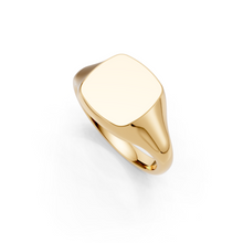 Load image into Gallery viewer, 9ct Gold Cushion Signet Ring - Medium

