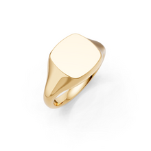 Load image into Gallery viewer, 9ct Gold Cushion Signet Ring - Medium
