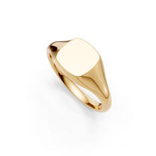 Load image into Gallery viewer, 9ct Gold Cushion Signet Ring - Small
