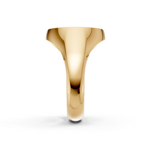 Load image into Gallery viewer, 9ct Gold Oval Signet Ring - 12mm x 10mm
