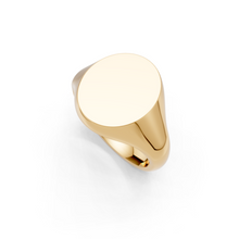 Load image into Gallery viewer, 9ct Gold Oval Signet Ring - 12mm x 10mm
