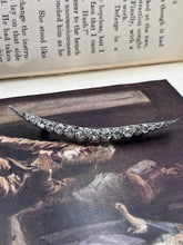 Load image into Gallery viewer, Antique Victorian Diamond Crescent Brooch
