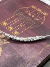 Load image into Gallery viewer, Antique Victorian Diamond Crescent Brooch
