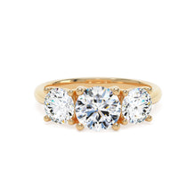 Load image into Gallery viewer, 18ct Yellow Gold Trilogy Lab Grown Diamond Ring - 2.90ct
