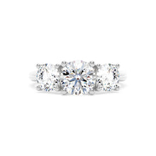 Load image into Gallery viewer, Platinum Lab Grown Diamond Trilogy Ring - 2.00ct
