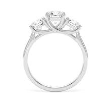 Load image into Gallery viewer, Platinum Lab Grown Diamond Trilogy Ring - 2.00ct
