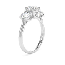 Load image into Gallery viewer, Platinum Lab Grown Diamond Trilogy Ring - 2.00ct
