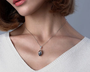 Fei Liu Magnolia Pendant - Grey