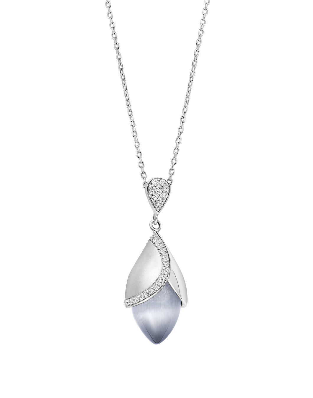 Fei Liu Magnolia Pendant - Grey