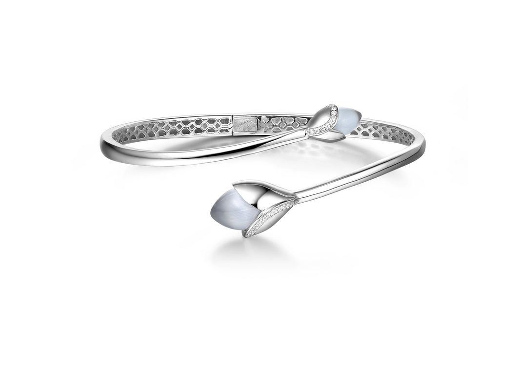 Fei Liu Magnolia Bangle - Grey