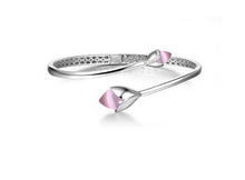 Load image into Gallery viewer, Fei Liu Magnolia Bangle - Pink
