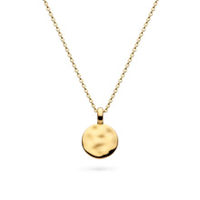 Load image into Gallery viewer, Kit Heath Mirage Reflect Golden Round Disc Necklace
