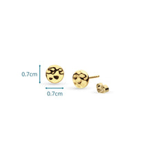 Load image into Gallery viewer, Kit Heath Mirage Reflect Golden Disc Stud
