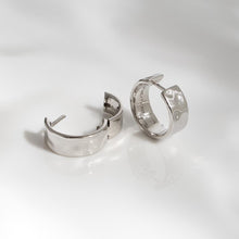 Load image into Gallery viewer, Kit Heath Mirage Reflect Wide Hinged Hoop Earrings
